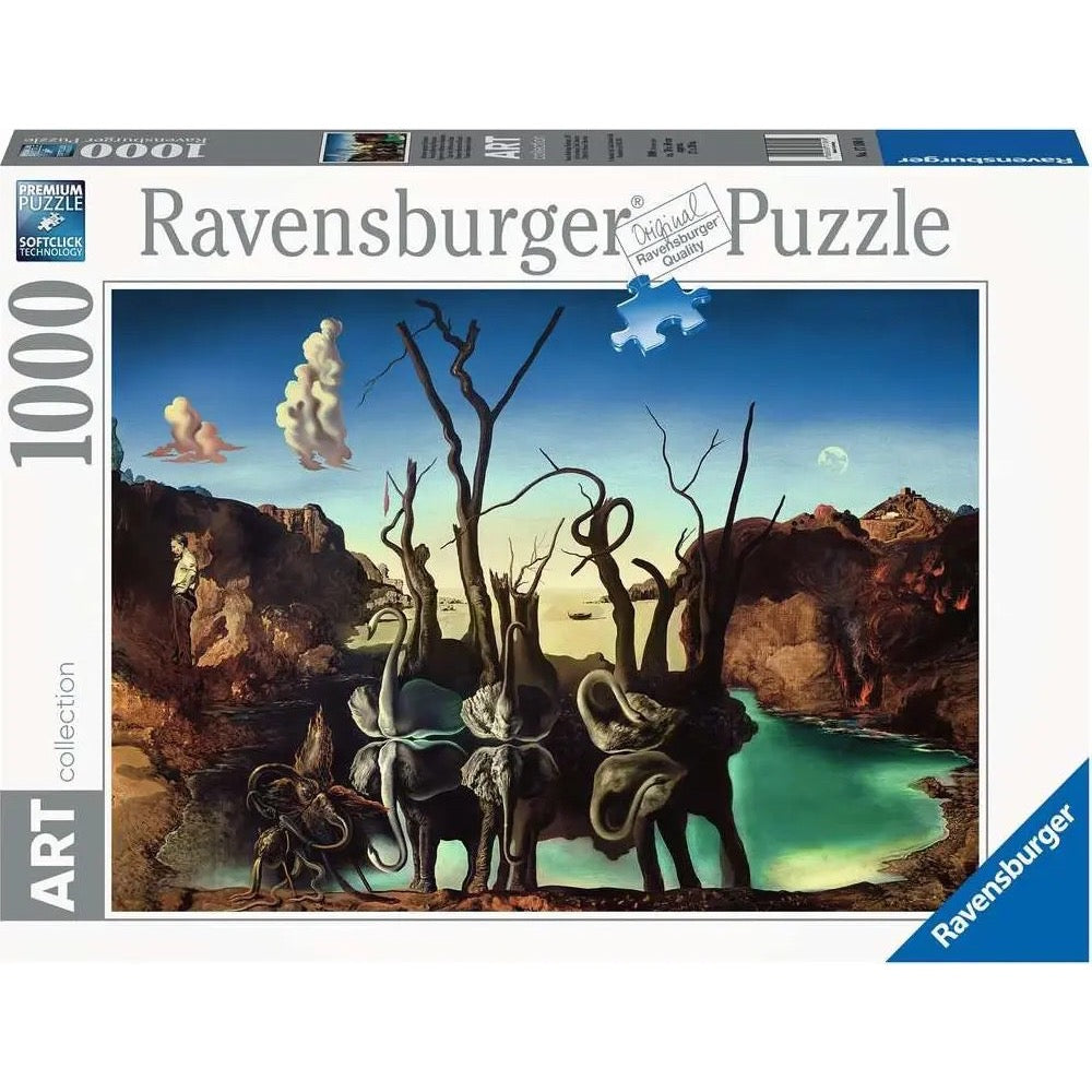 Ravensburger Dali Swans Reflecting Elephants 1000pc Jigsaw Puzzle