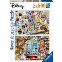 Ravensburger 00345-8 Disney Stamps & Toys 2x500pc Jigsaw Puzzle