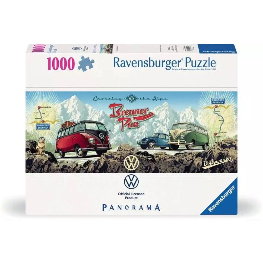 Ravensburger Cross the Alps with VW! 1000pc Jigsaw Puzzle