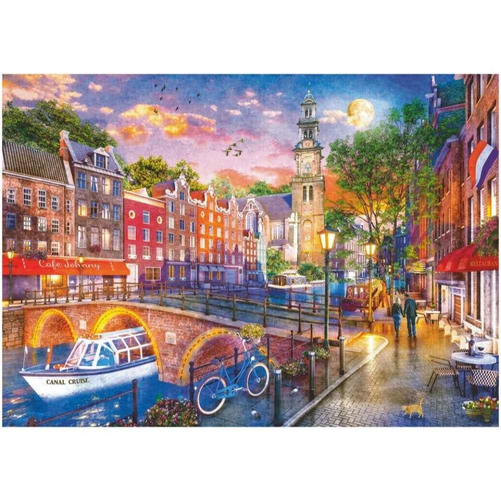 Ravensburger 00884-2 Amsetrdam Sunset 1000pc Jigsaw Puzzle