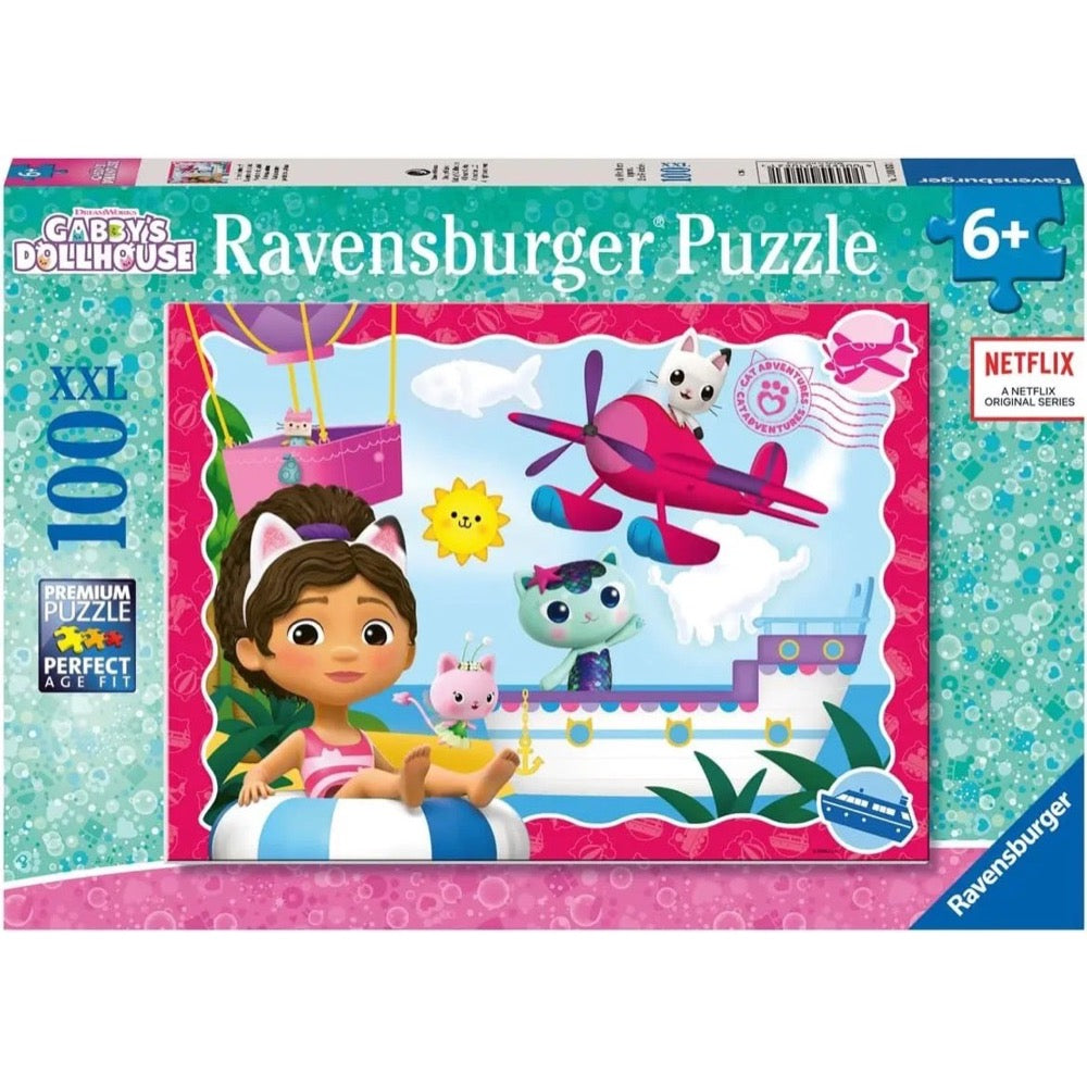 Ravensburger 01053-1 Gabby's Dollhouse Cat Adventures 100pc Jigsaw Puzzle 4005555010531