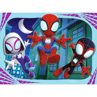 Ravensburger 01064-7 Spidey & His Amazing Friends It's Spidey Time 4 In a Box 12, 16, 20 & 24pc Jigsaw Puzzle 4005555010647