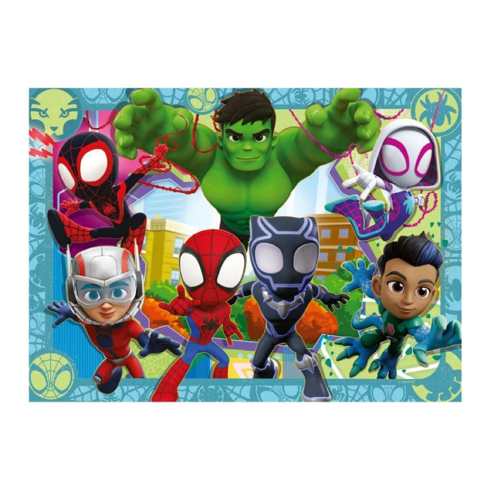 Ravensburger 01066-1 Spidey & His Amazing Friends Spidey's Team Bumper Pack 4x42pc Jigsaw Puzzle 4005555010661