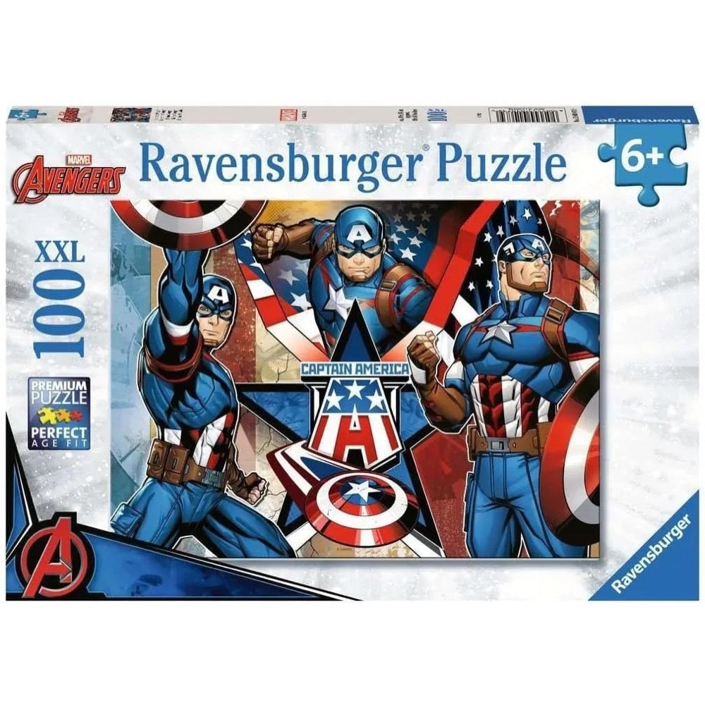 Ravensburger 01073-9 Marvel Captain America The First Avenger 100pc Jigsaw Puzzle 4005555010739
