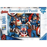 Ravensburger 01073-9 Marvel Captain America The First Avenger 100pc Jigsaw Puzzle 4005555010739
