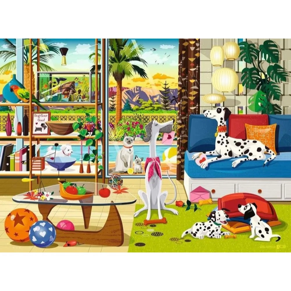 Ravensburger Greg Paprocki Pets of Palm Springs 500pc Jigsaw Puzzle