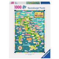 Ravensburger 01238-2 Italian Wine Tour 1000pc Jigsaw Puzzle 4005555012382