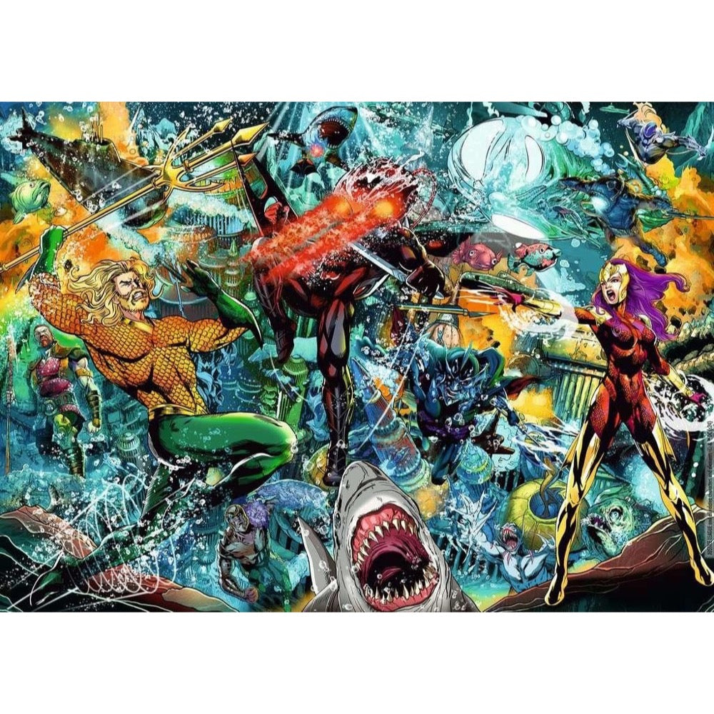 Ravensburger 01346-4 Aquaman Collector's Edition 1000pc Jigsaw Puzzle 4005555013464