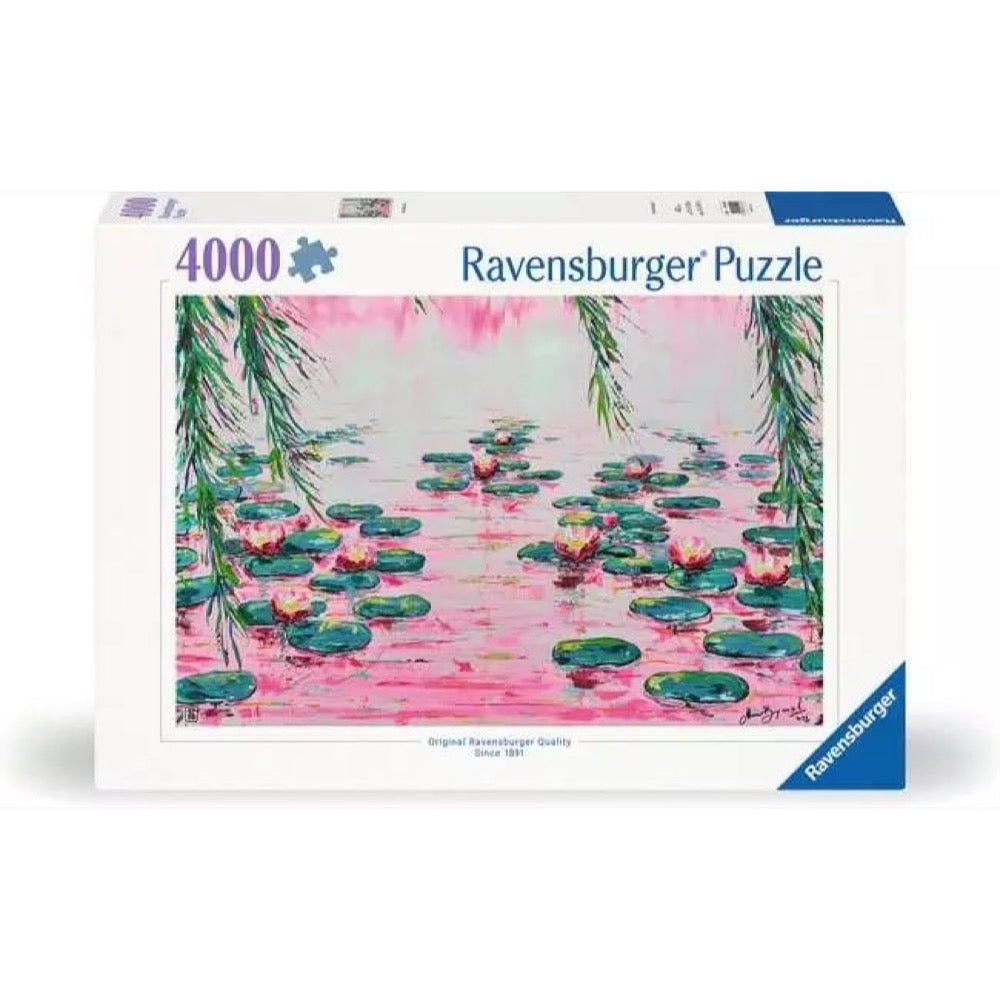 Ravensburger 01420-1 Mauro Bergonzoli Pink Water Lillies 4000pc Jigsaw Puzzle