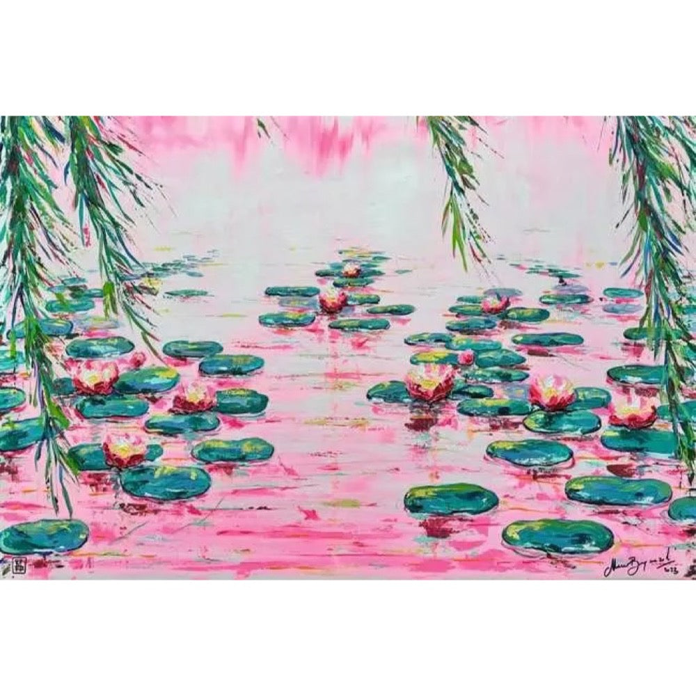 Ravensburger 01420-1 Mauro Bergonzoli Pink Water Lillies 4000pc Jigsaw Puzzle
