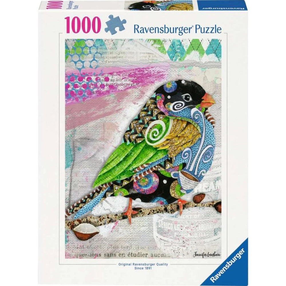 Ravensburger Swirly Bird 1000pc Jigsaw Puzzle