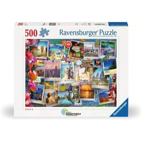 Ravensburger 01489-8 World Travel Pinboard Puzzle 500pc Jigsaw Puzzle