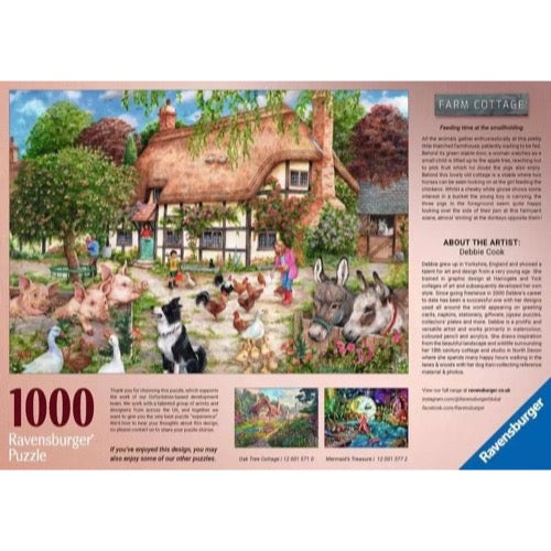 Ravensburger Farm Cottage 1000pc Jigsaw Puzzle