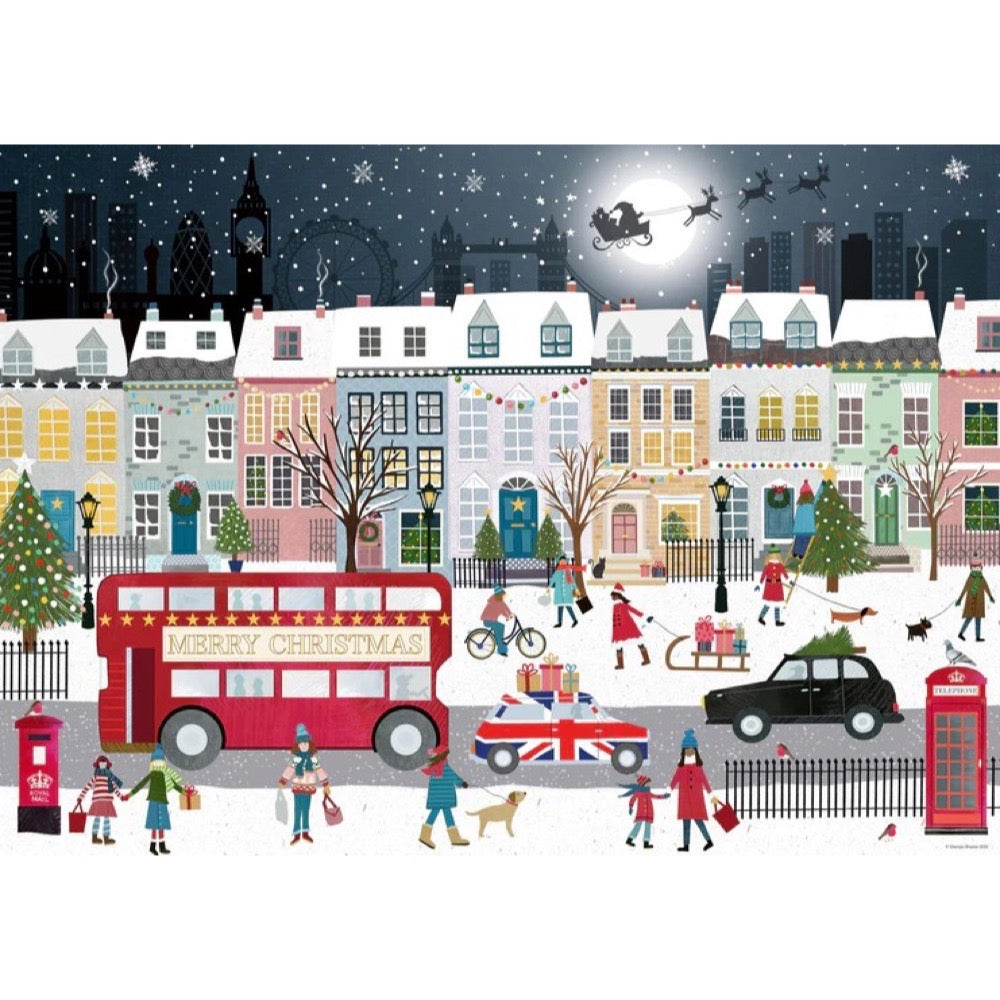 Ravensburger 01584-0 London's Christmas Spirit 1000pc Jigsaw Puzzle 4005555015840