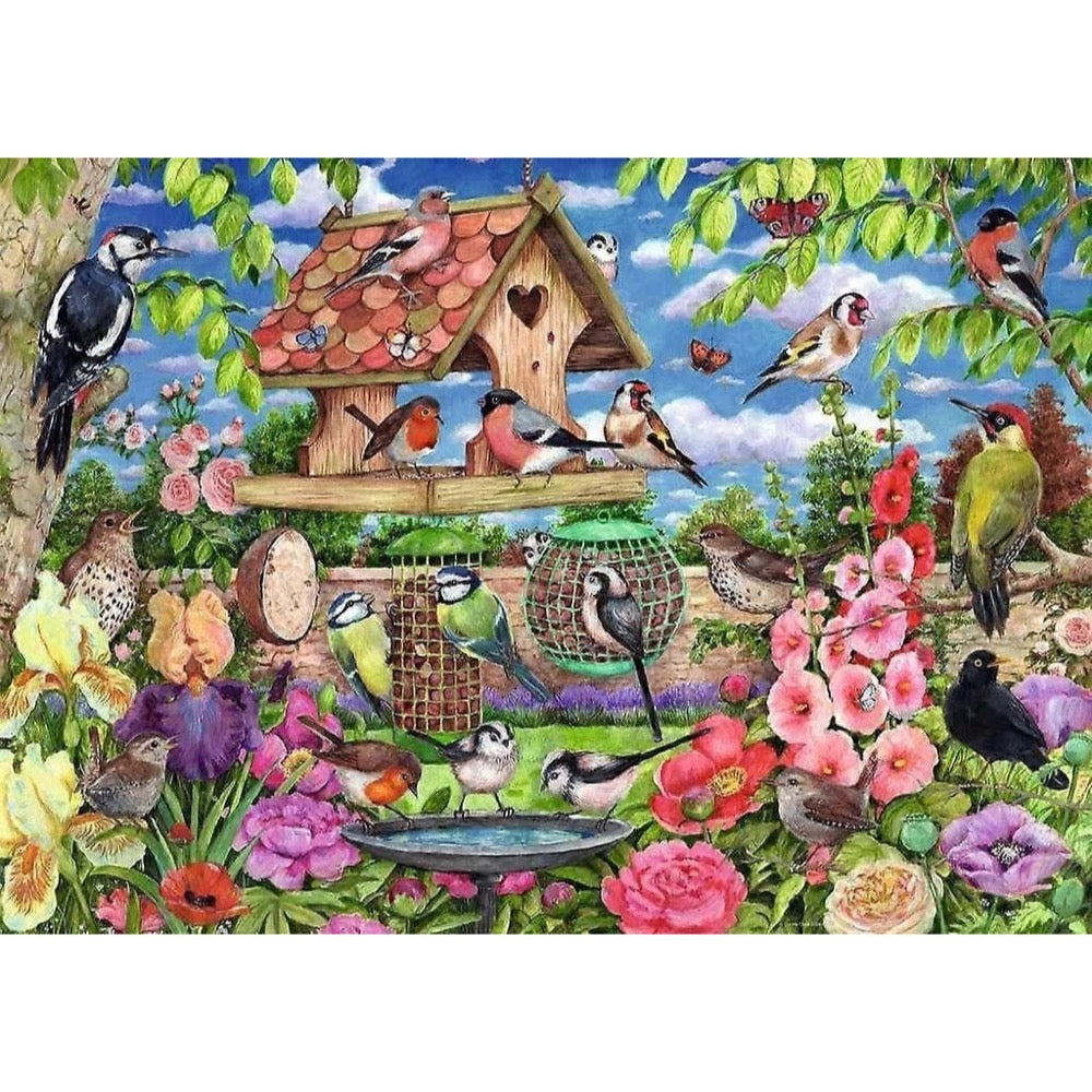 Ravensburger 01713-4 The Bird Table 1000pc Jigsaw Puzzle