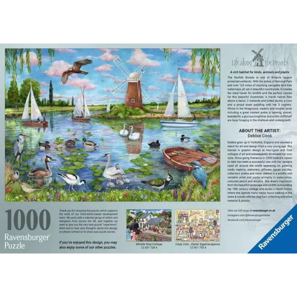 Ravensburger 01716-5 Life Along The Broads 1000pc Jigsaw Puzzle