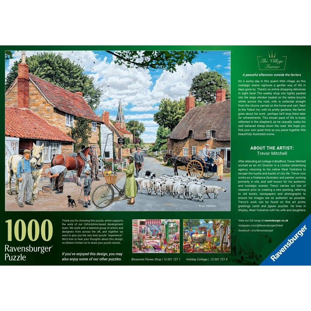 Ravensburger 01724-0 The Village Farrier 1000pc Jigsaw Puzzle