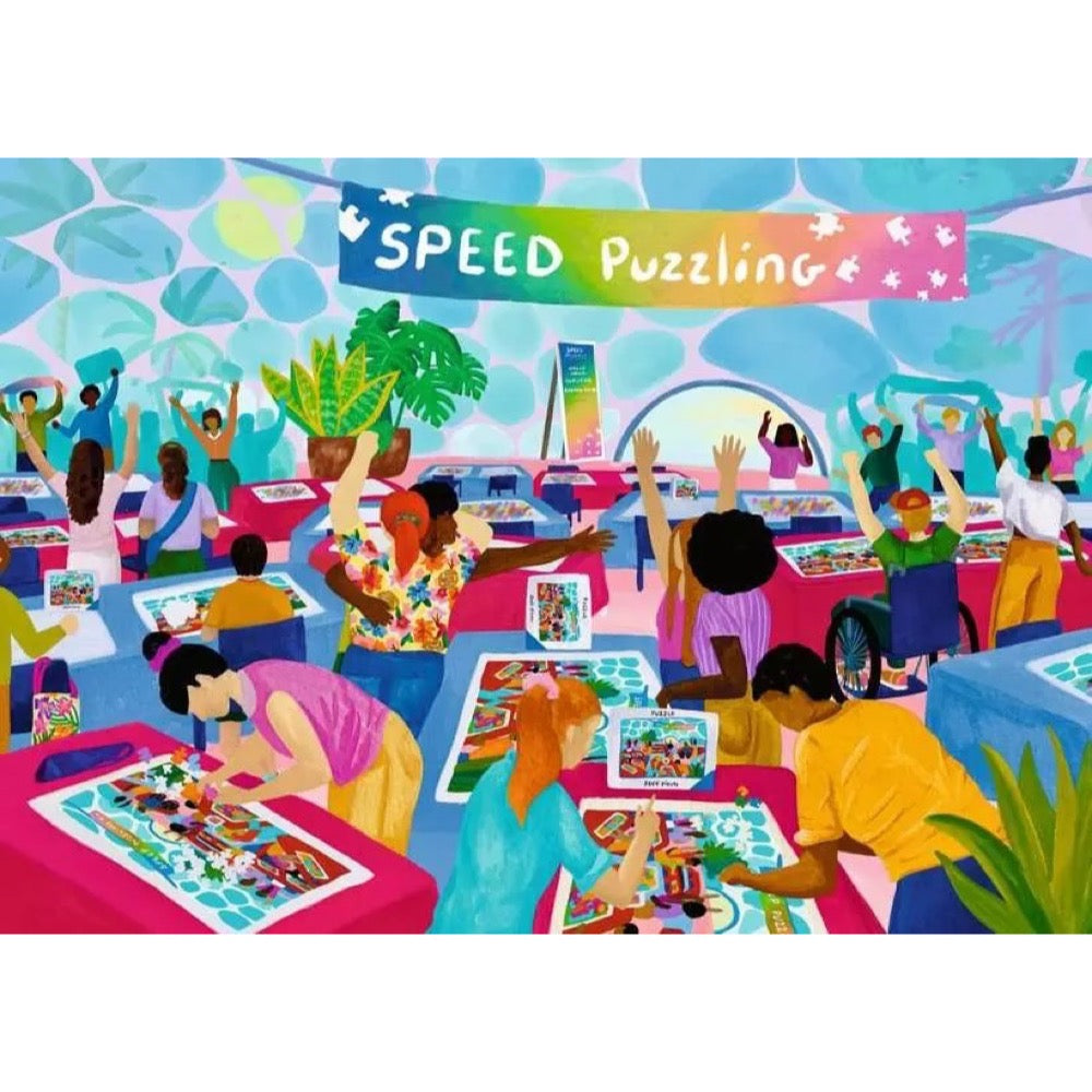 Ravensburger 01740-0 WJPC'25 Speed Puzzling 1000pc Jigsaw Puzzle