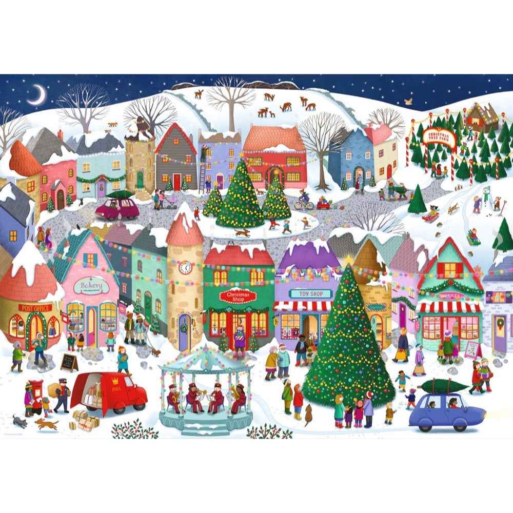 Ravensburger 01758-5 Christmas Town 1000pc Jigsaw Puzzle