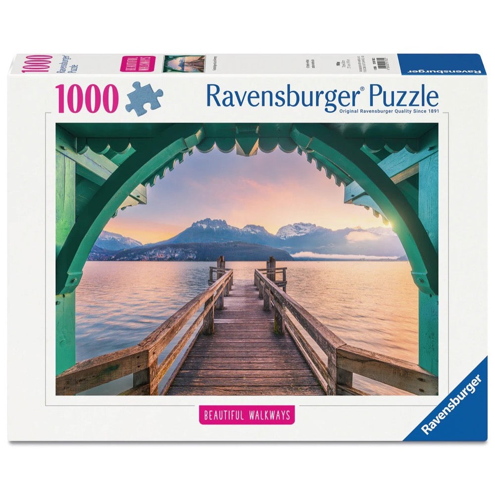 Ravensburger 01762-2 Romantic Footbridge At Lac D'Annecy 1000pc Jigsaw Puzzle