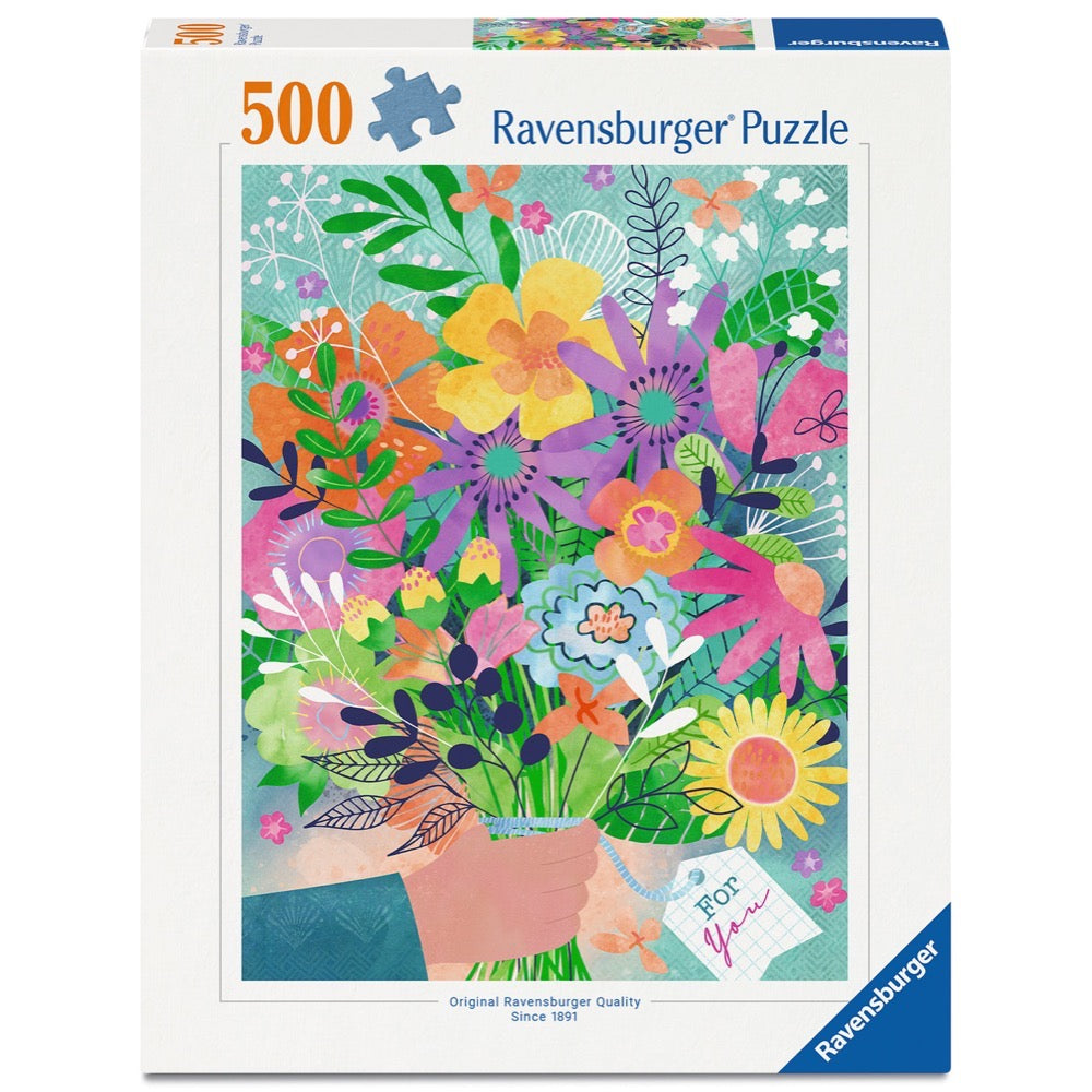 Ravensburger 01795-0 Flowers For You 500pc Jigsaw Puzzle