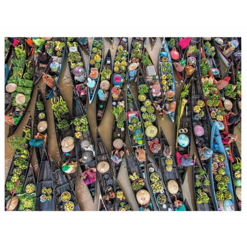 Ravensburger 01813-1 Floating Market Indonesia 500pc Jigsaw Puzzle