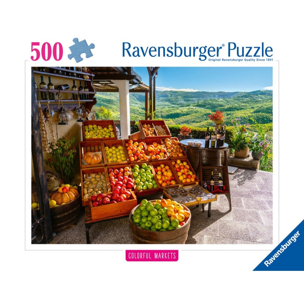 Ravensburger 01814-8 Fruit And Vegetable Market Croatia 500pc Jigsaw Puzzle