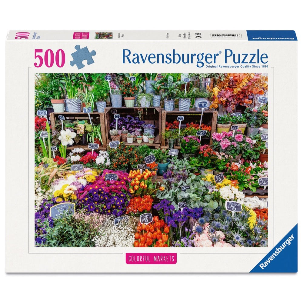 Ravensburger 01815-5 Flower Market France 500pc Jigsaw Puzzle