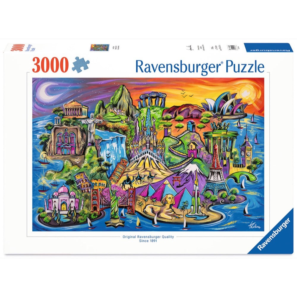 Ravensburger 01825-4 Isle of Sights Puzzle 3000pc Jigsaw Puzzle