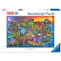 Ravensburger 01825-4 Isle of Sights Puzzle 3000pc Jigsaw Puzzle