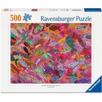 Ravensburger 01844-5 Fish In Fuchsia 500pc Jigsaw Puzzle 4005555018445