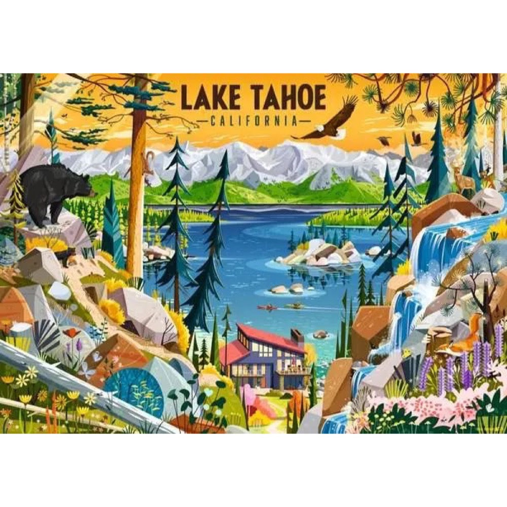 Ravensburger 01848-3 Sacred Lake Tahoe 1000pc Jigsaw Puzzle 4005555018483