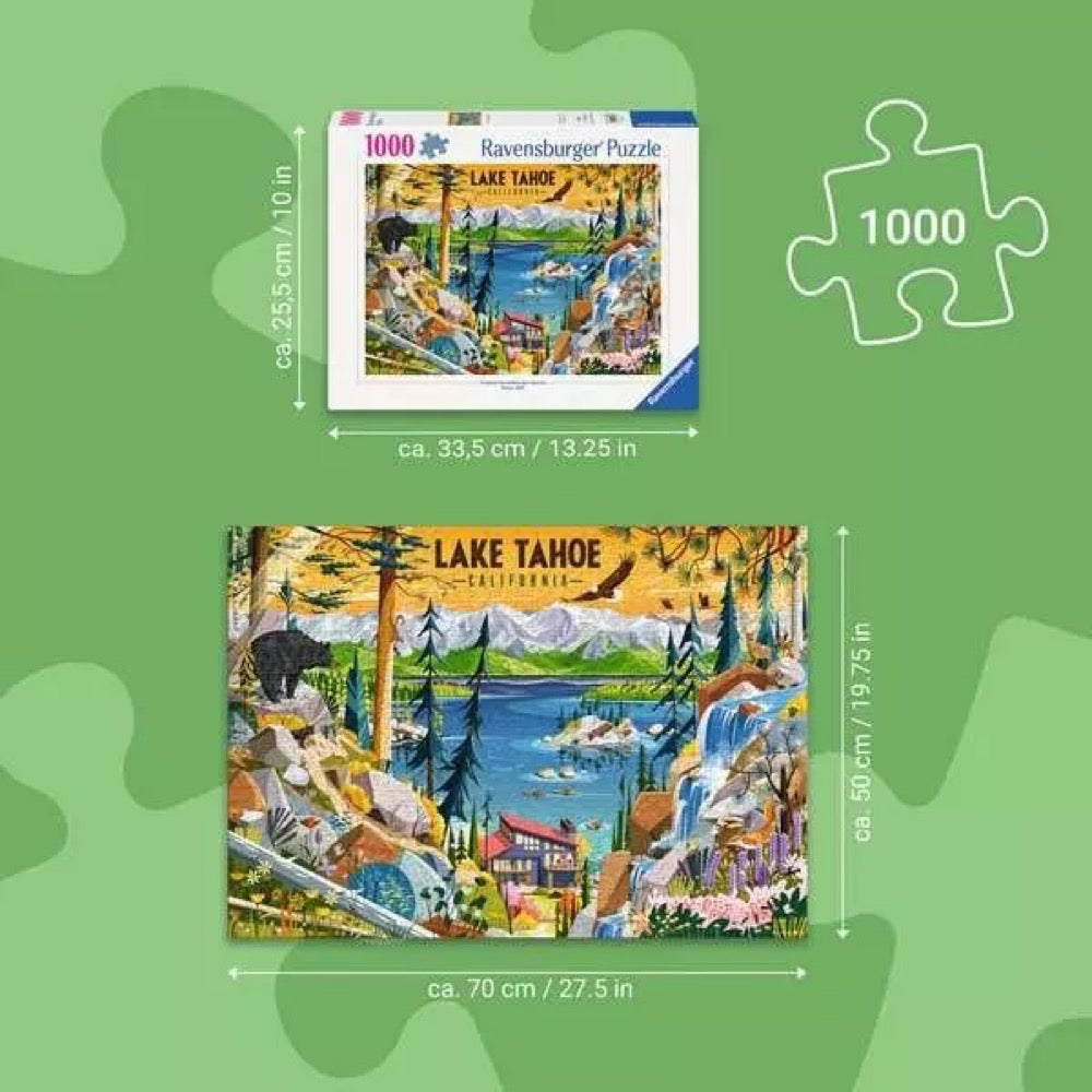 Ravensburger 01848-3 Sacred Lake Tahoe 1000pc Jigsaw Puzzle 4005555018483