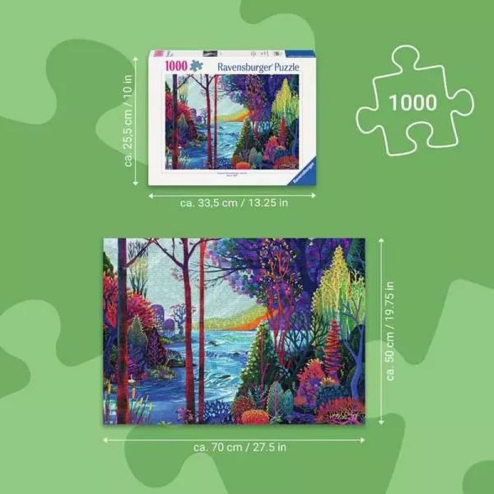 Ravensburger 01851-3 Indigo Forest 1000pc Jigsaw Puzzle 4005555018513