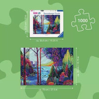 Ravensburger 01851-3 Indigo Forest 1000pc Jigsaw Puzzle 4005555018513