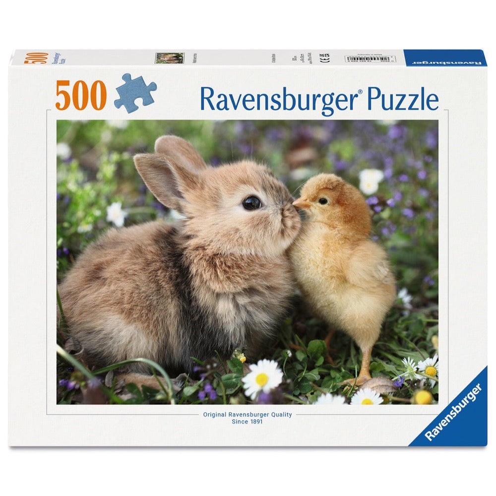 Ravensburger 01900-8 Rabbit And Chick 500pc Jigsaw Puzzle