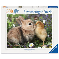 Ravensburger 01900-8 Rabbit And Chick 500pc Jigsaw Puzzle