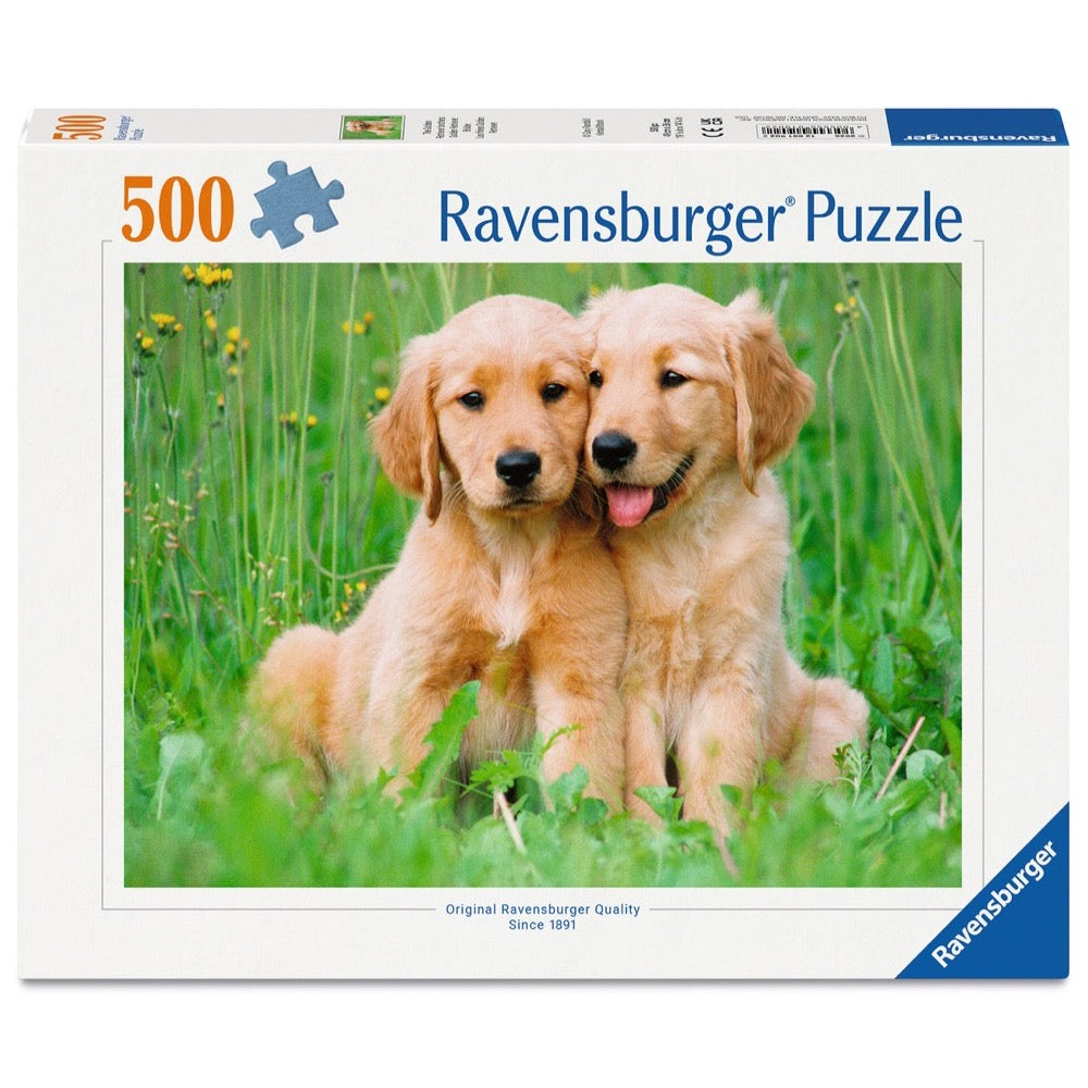 Ravensburger 01902-2 The Golden Retriever Brothers 500pc Jigsaw Puzzle 4005555019022