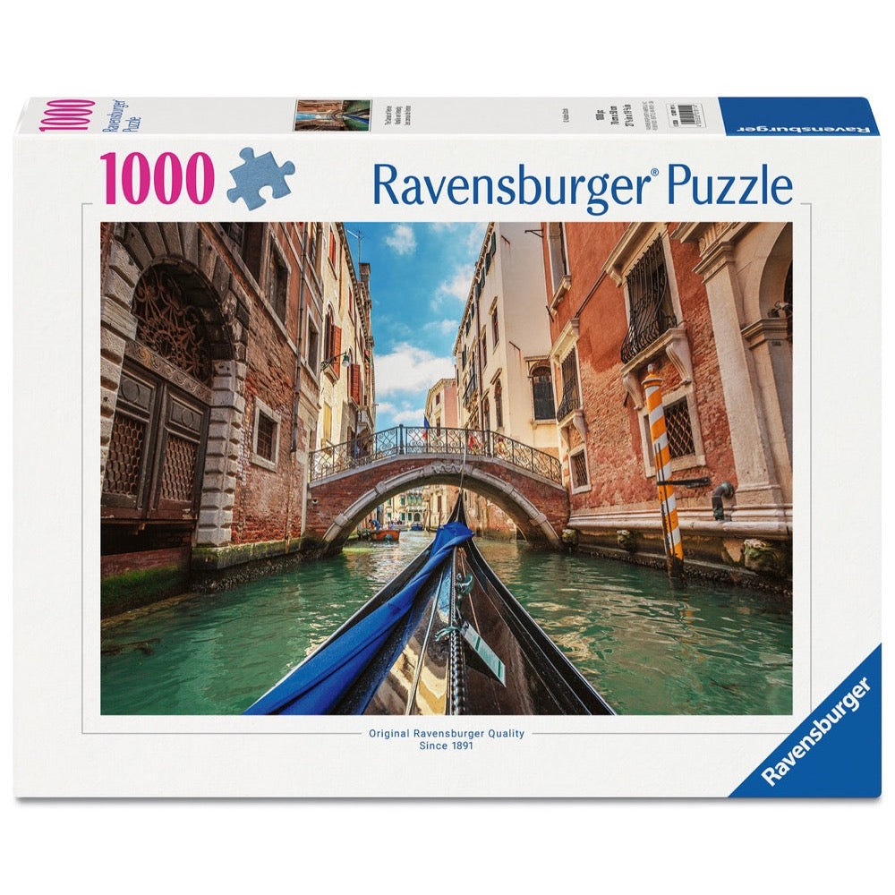 Ravensburger 01911-4 The Canals Of Venice 1000pc Jigsaw Puzzle 4005555019114