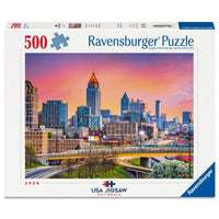 Ravensburger 01944-2 Atlanta Skyline At Dusk 500pc Jigsaw Puzzle