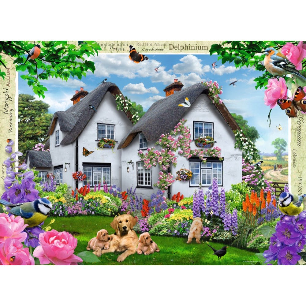 Ravensburger 01997-8 Cosy Cottage No 2 4x100pc Jigsaw Puzzle