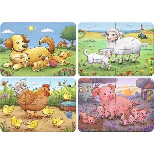 Ravensburger Animal Families My First 2/4/6/8pc Jigsaw Puzzle
