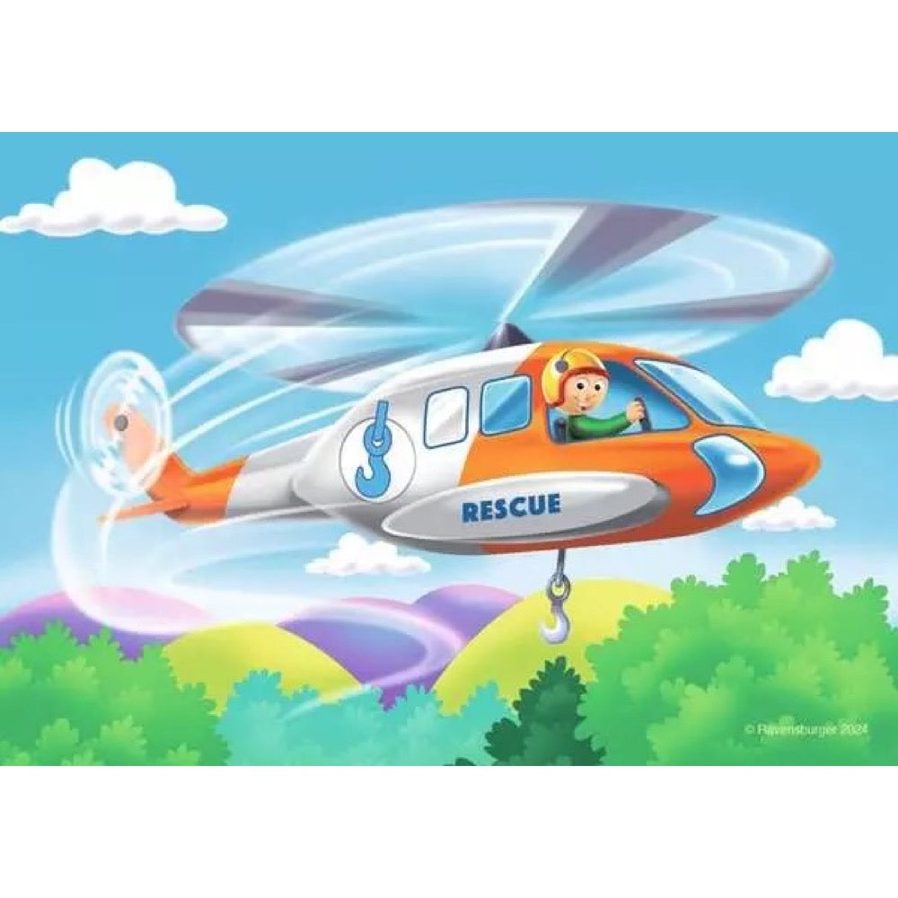 Ravensburger Rescue Vehicles My First 2/3/4/5pc Jigsaw Puzzle