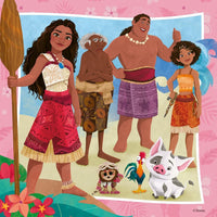 Ravensburger 04123-8 Disney Moana 2 Off to New Adventures 3x49pc Jigsaw Puzzle 4005555041238