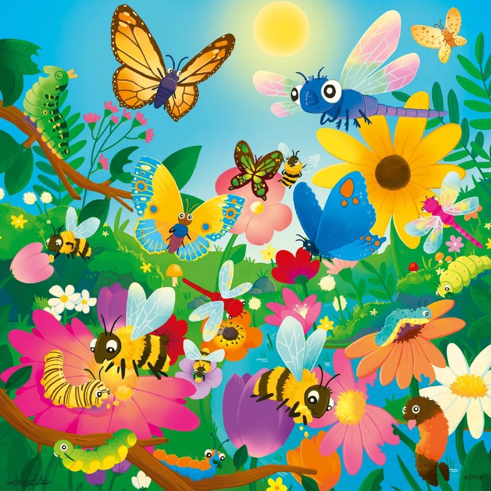 Ravensburger 04130-6 Bugs Bugs Bugs 3x49pc Jigsaw Puzzle 4005555041306