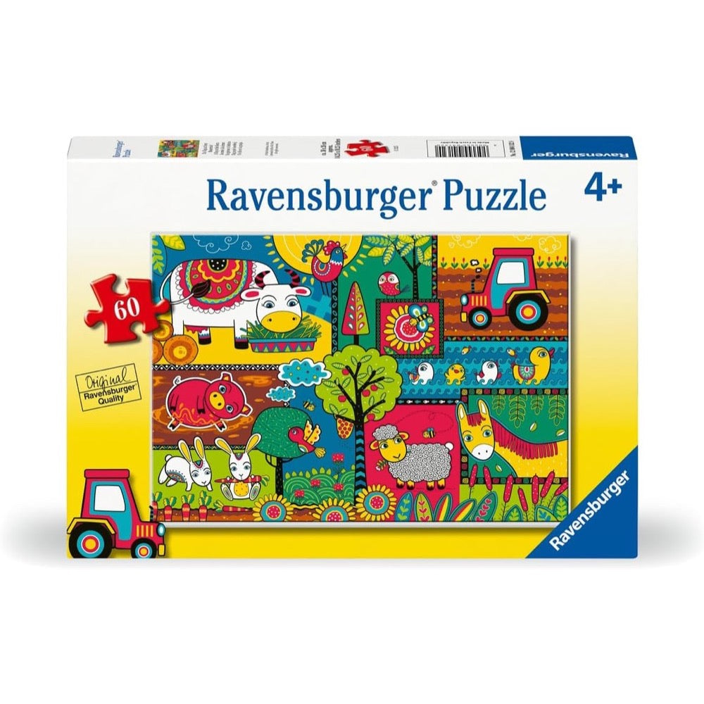 Ravensburger 04132-0 A Day At The Farm 60pc Jigsaw Puzzle 4005555041320