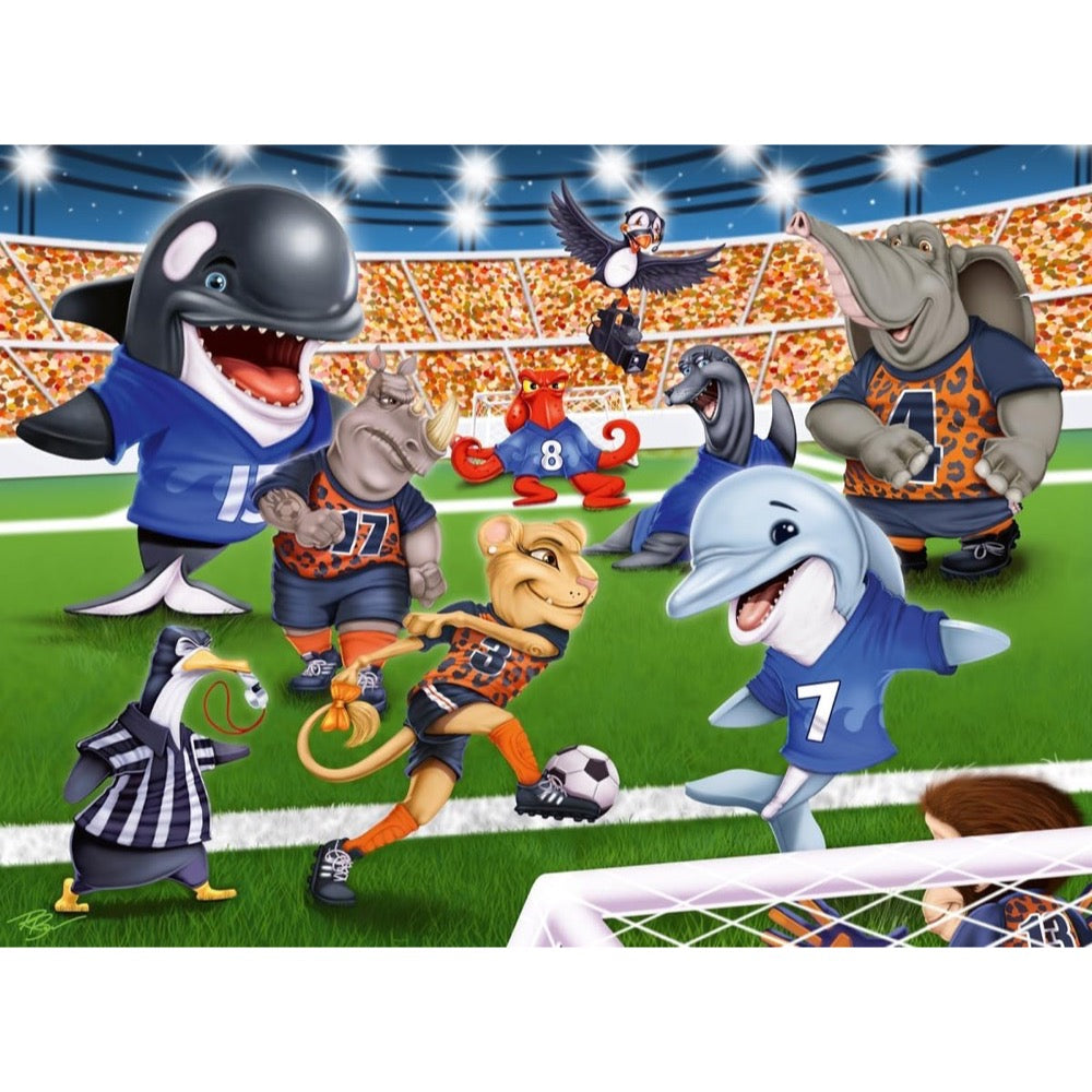 Ravensburger 04135-1 Soccer Field Flair 150pc Jigsaw Puzzle 4005555041351