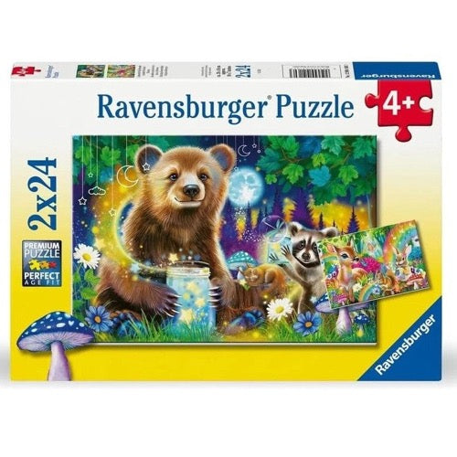 Ravensburger 04160-3 Loving Forest Friends 2x24pc Jigsaw Puzzle 4005555041603