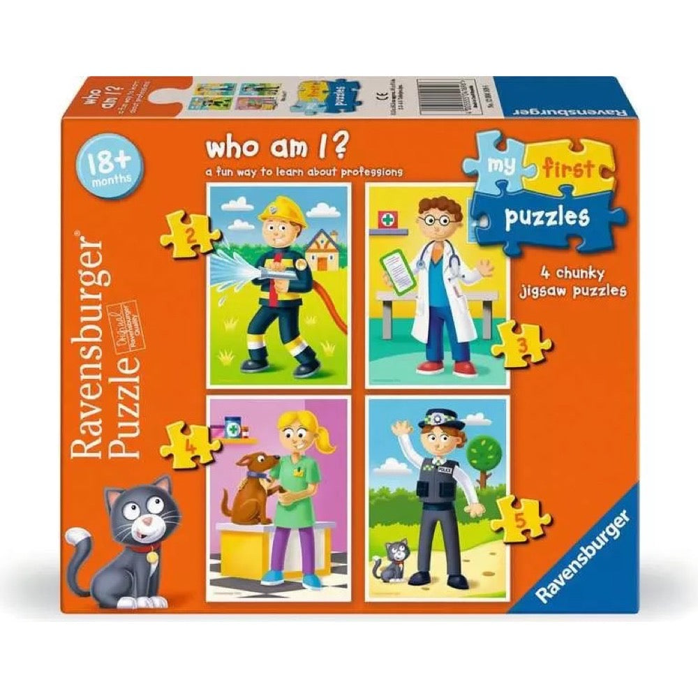Ravensburger My First Who Am I? 2/3/4/5pc Jigsaw Puzzle
