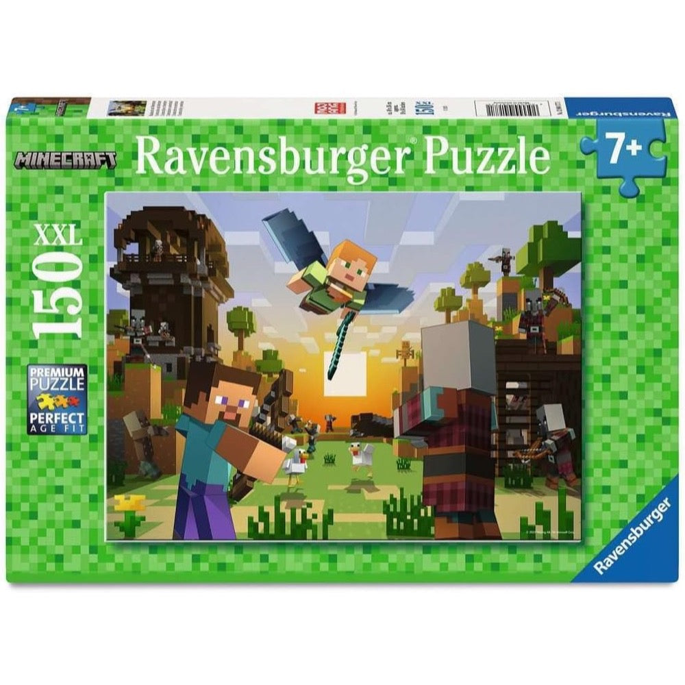 Ravensburger 04177-1 Minecraft Construction and Adventure 150pc Jigsaw Puzzle 4005555041771